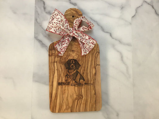 Custom Engraved Olivewood Handle Board- Your Design