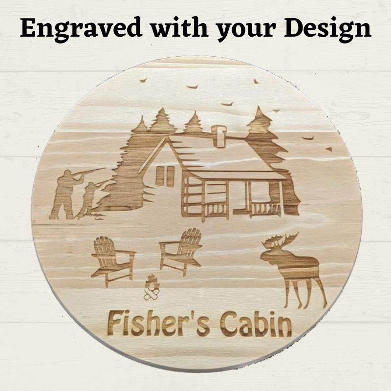 custom engraved wooden sign