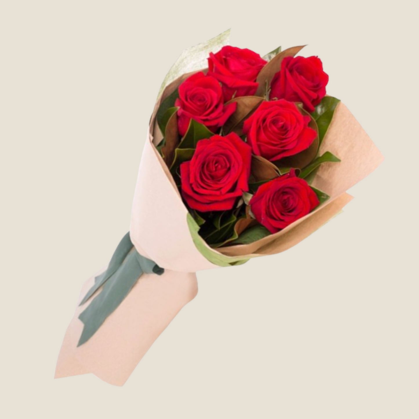 Half Dozen Rose Bouquet