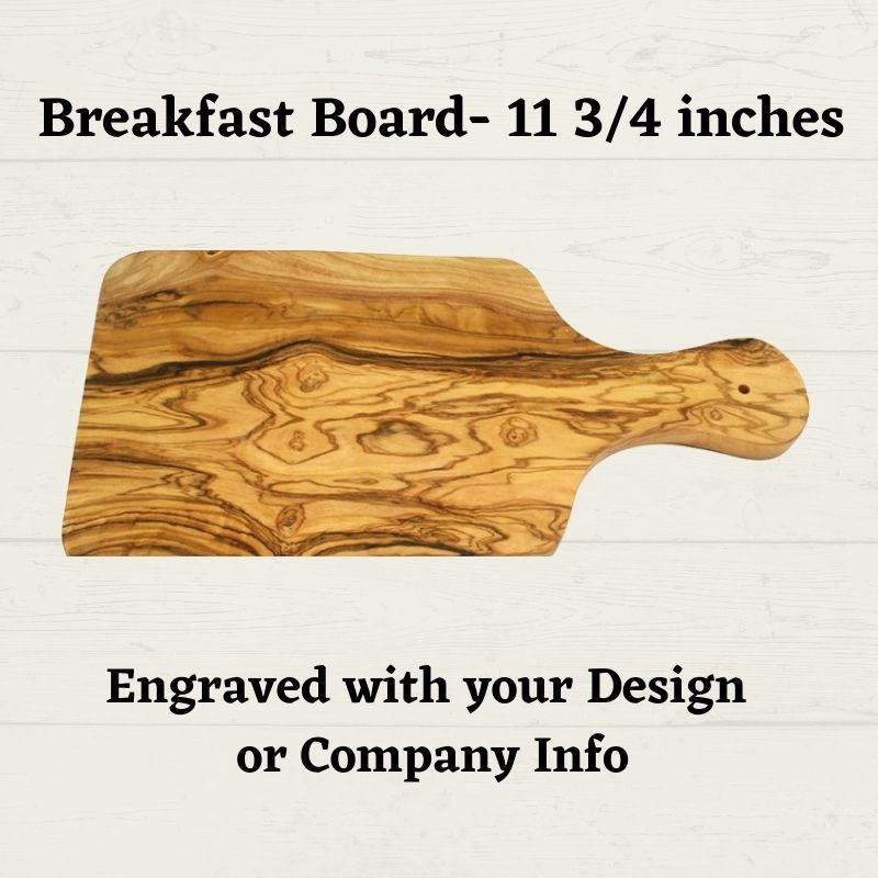 Custom Engraved Olivewood Handle Board- Your Design