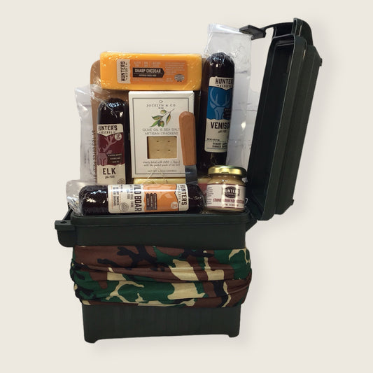 Straight Shot Ammo Can with Sausage & Cheese
