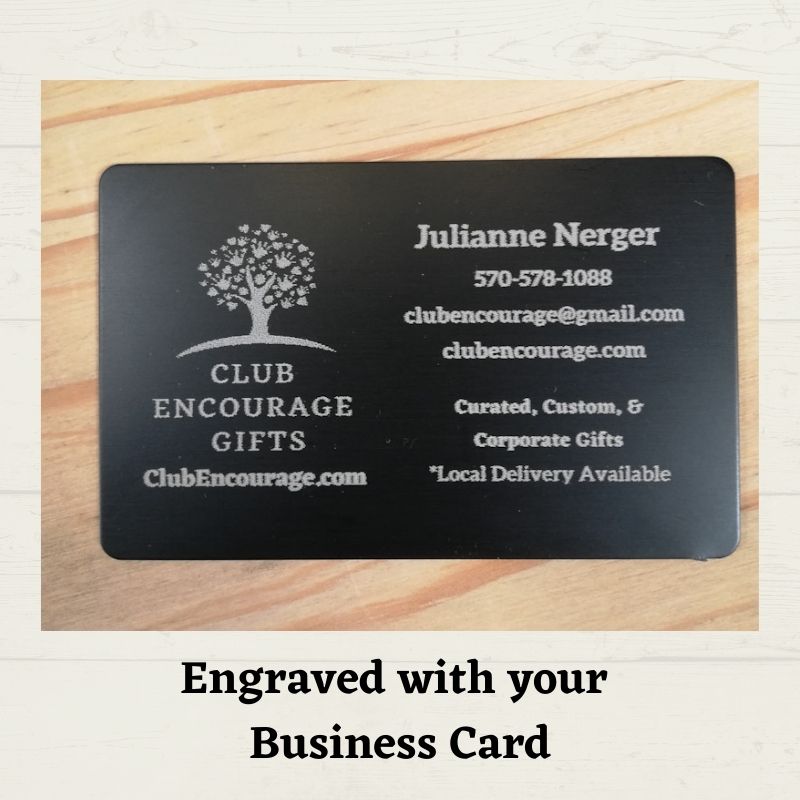 custom engraved metal business cards