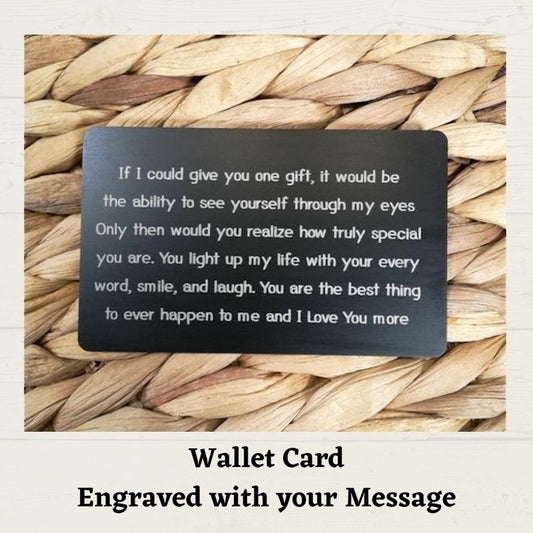 design your own metal wallet card