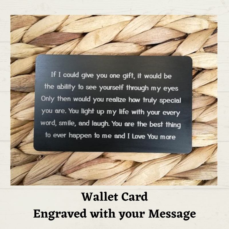 design your own metal wallet card