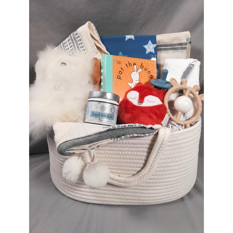 deluxe new baby boy gift basket