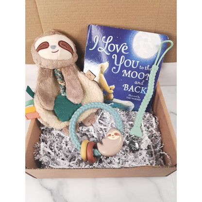 Love You to the Moon & Back Baby BOY Gift Box-Small