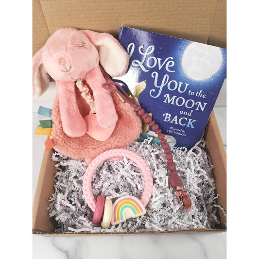 Love You to the Moon & Back Baby GIRL Gift Box-Small