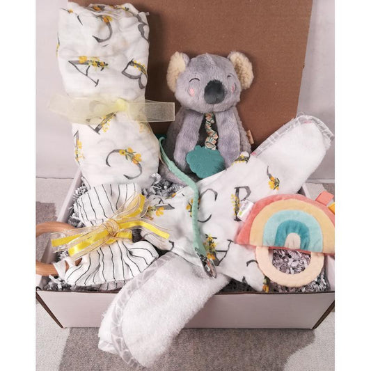 New Baby NEUTRAL "Welcome Home" Gift Basket